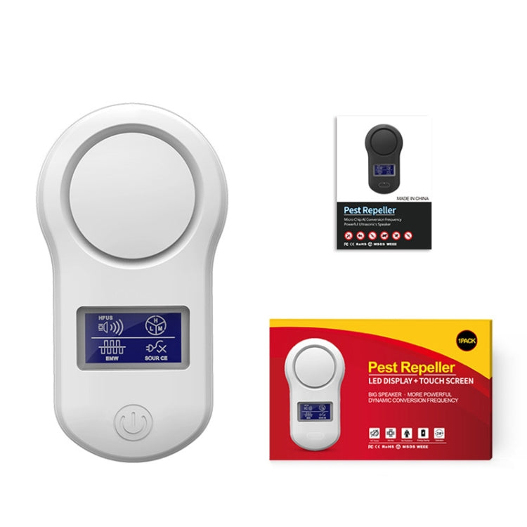 BG-305 Display Ultrasonic Insect Repellent, Product specifications: EU Plug(Black)
