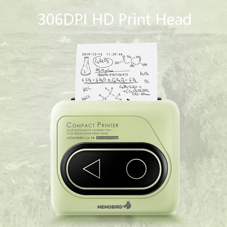 Memobird G4 Handheld Home Student Search Question Graffiti Notes Portable Bluetooth Thermal Printer(Peach Powder)