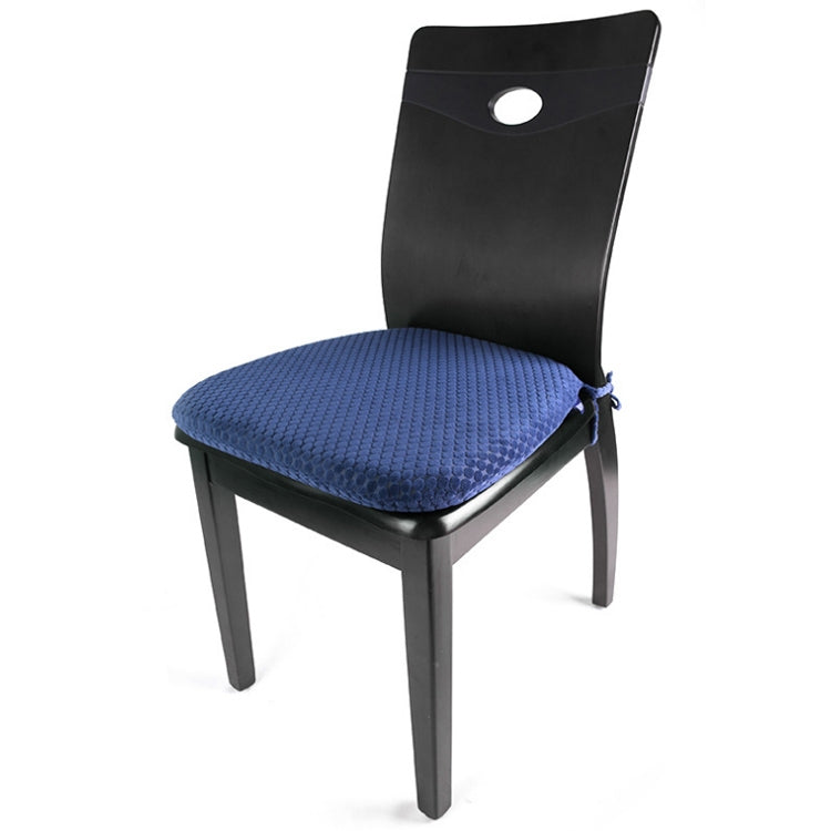 Memory Foam Thicken Stool Cushion Sofa Window Sill Bay Window Seat Cushion, Colour: Dot Paste (Navy Blue)