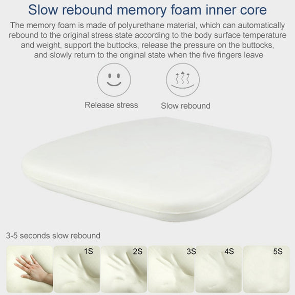 Memory Foam Thicken Stool Cushion Sofa Window Sill Bay Window Seat Cushion, Colour: Dot Paste (Navy Blue)