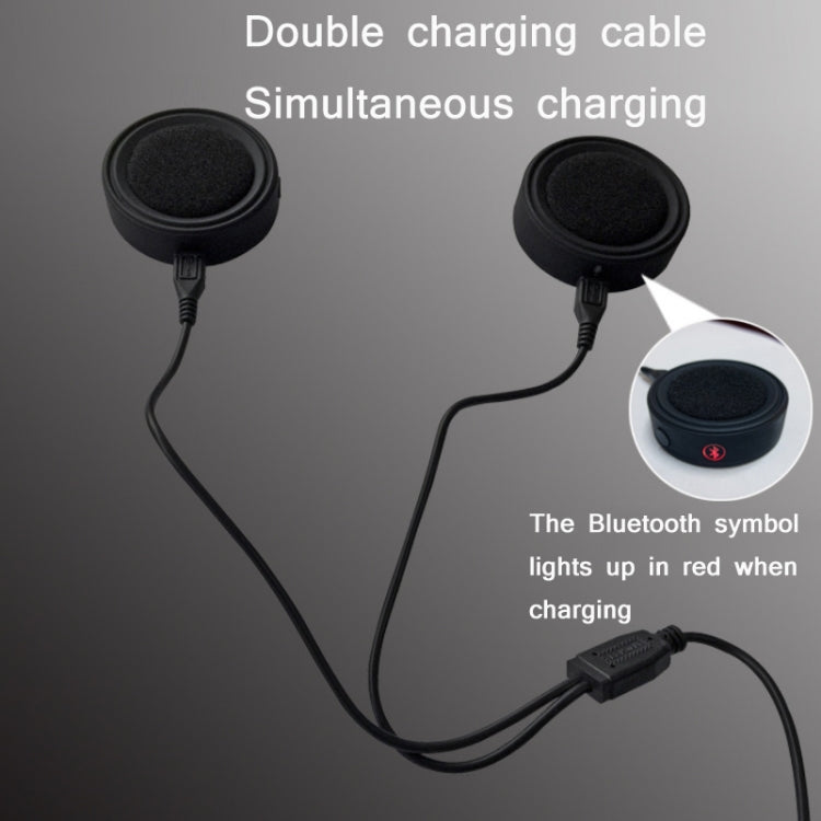 5.0 Bluetooth Headset For Helmet Water-resistant Windproof & Noise Reduction Bluetooth Headset