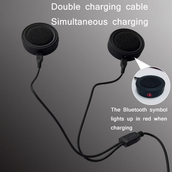 5.0 Bluetooth Headset For Helmet Water-resistant Windproof & Noise Reduction Bluetooth Headset