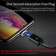 2 PCS ESSAGER Smartphone Fast Charging and Data Transmission Magnetic Cable with 8 Pin Magnetic Head, Cable Length: 1m(Black)