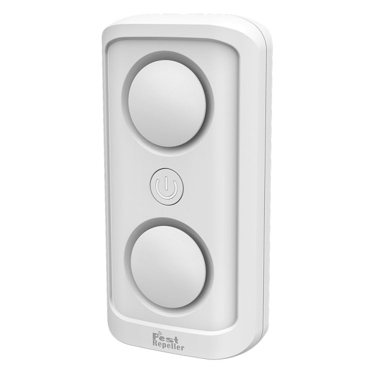 BG302 Dual-Speaker Intelligent Frequency Conversion Mosquito Repellent Ultrasonic Insect Repellent, Product specifications: US Plug 110V(White)