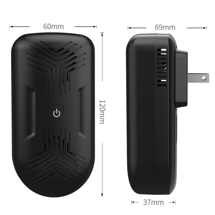 BG309 Ultrasonic Mouse Repeller Mosquito Repeller Electronic Insect Repeller, Product specifications: EU Plug  220V(White)