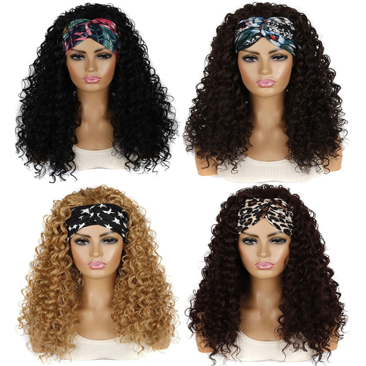 Hairband Wig Headgear Volume Chemical Fiber Wig Headgear, Color Classification: 1B#XC