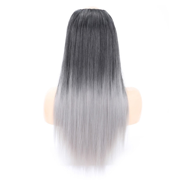 Wig Half Headgear Long Straight Hair U-Shaped Wig Headgear, Colour: 2.US-1BT0906 #