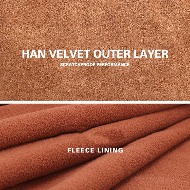 S.C.COTTON Liner Shockproof Digital Protection Portable SLR Lens Bag Micro Single Camera Bag Square Brown S