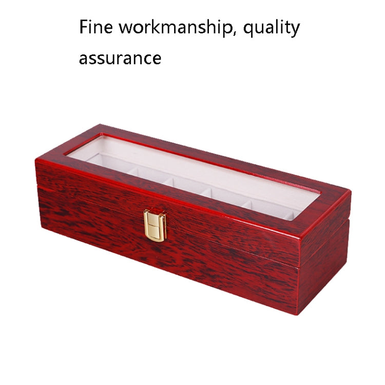Wooden Baking Paint Watch Box Jewelry Storage Display Box(24-bit Paint)