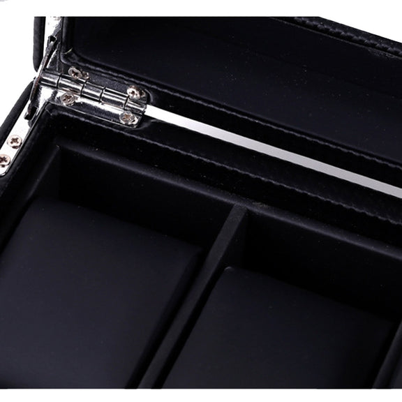 Woven Pattern PU Leather Watch Box Jewelry Storage Display Box, Colour: 6 Bits