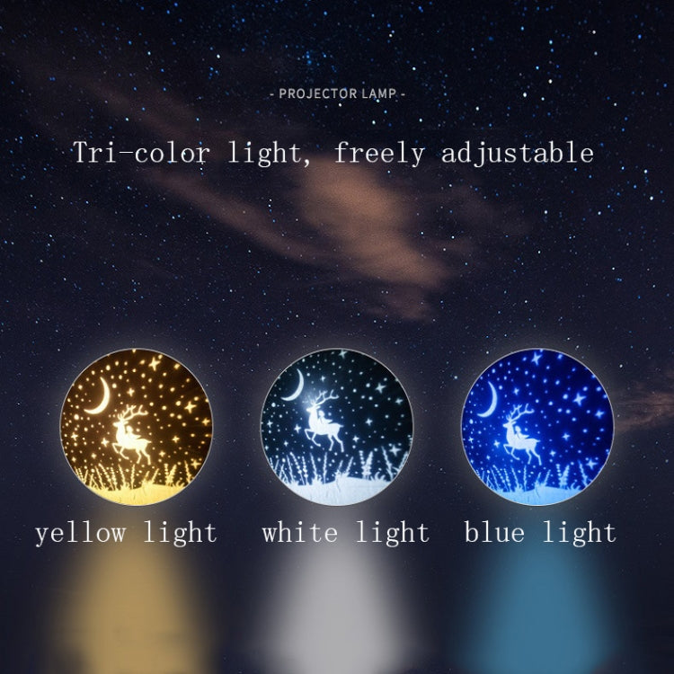 Fantasy Starry Sky Projector Night Light Atmosphere Light Valentine Day Gift, Style: Bluetooth Version