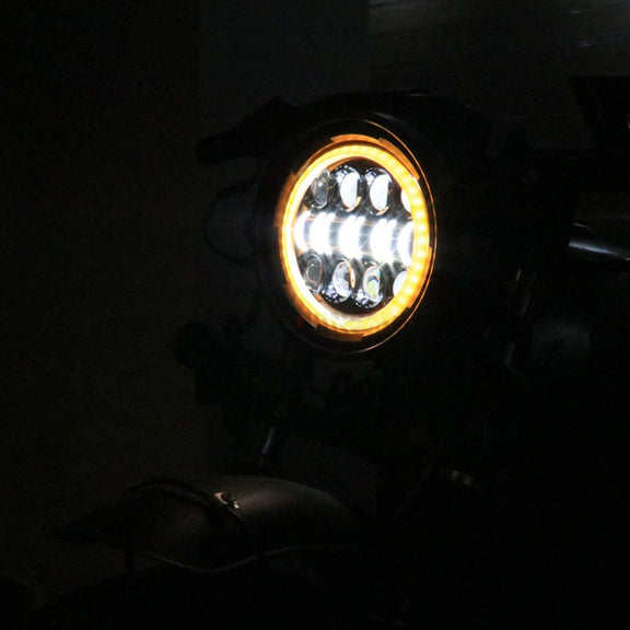7 Inch Motorcycle LED Headlights Far Near Light Daytime Running Lights