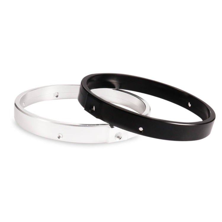 7 Inch Motorcycle Headlight Modification Parts Headlight Ring Bracket(Black)