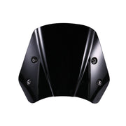 5-7 Inch Retro Motorcycle Windshield Universal Modified Windshield(Black)