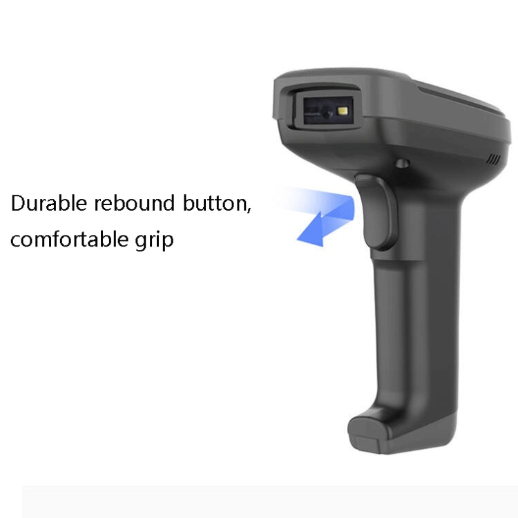 Deli 14952 Supermarket Cashier One-Dimensional QR Code Scanning Gun, Model: Black Wireless