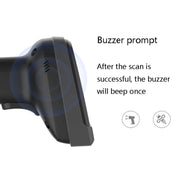 Deli 14952 Supermarket Cashier One-Dimensional QR Code Scanning Gun, Model: Black Wireless