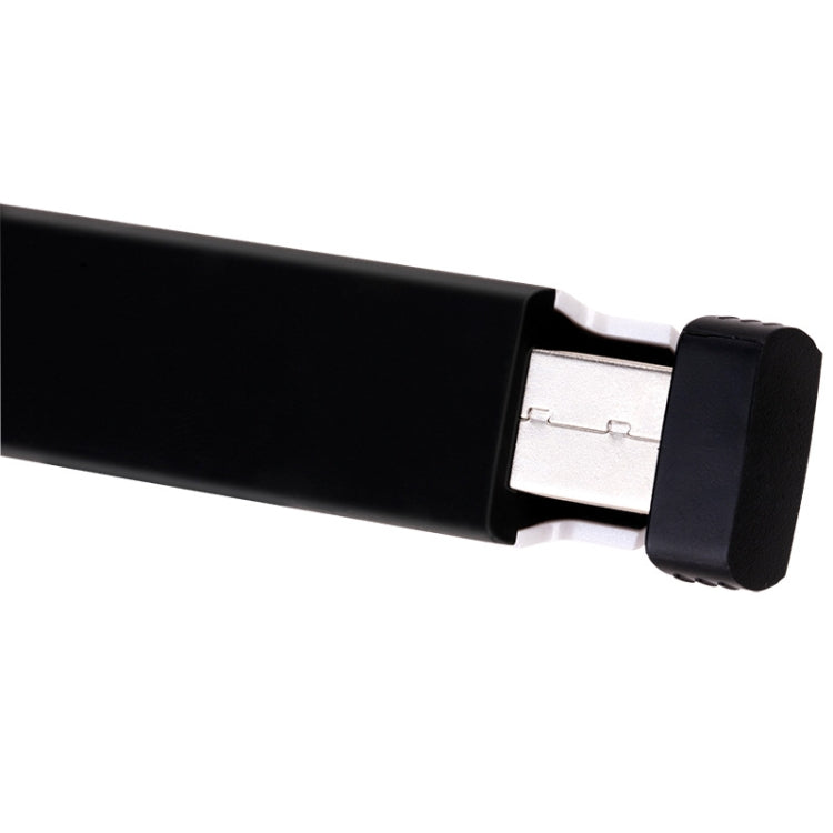 Deli 2.4G Flip Pen Business Presentation Remote Control Pen, Model: TM2801 Black (Red Light)