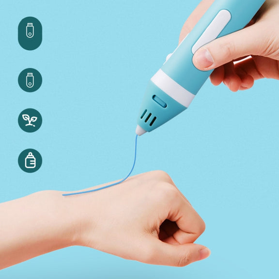 Drawing Three-Dimensional Graffiti Low Temperature 3D Printing Pen For Children A2 Pink Pig