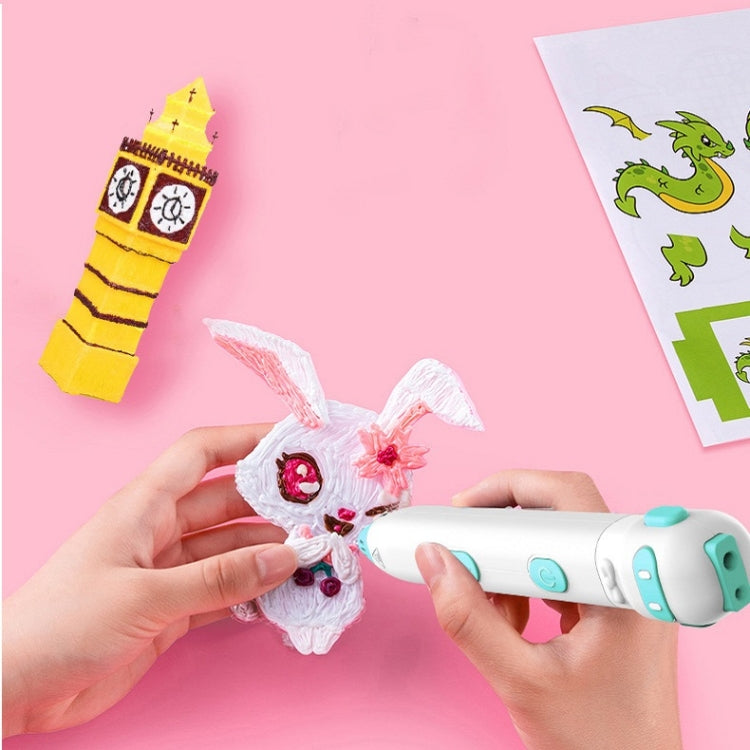 Drawing Three-Dimensional Graffiti Low Temperature 3D Printing Pen For Children A2 Young Bear