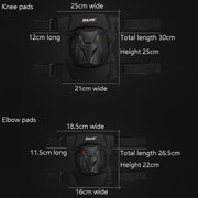 SULAITE Motorcycle Riding Equipment Protective Gear Off-Road Riding Anti-Fall Protector, Specification: Elbow Pad