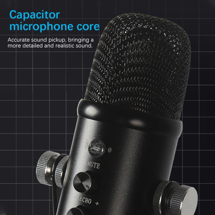 BM-86 USB Condenser Microphone Voice Recording Computer Microphone Live Broadcast Equipment Set, Specification: Cantilever Bracket Set