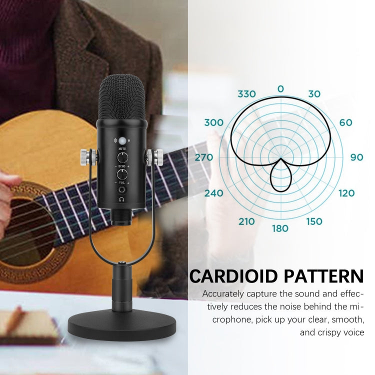 BM-86 USB Condenser Microphone Voice Recording Computer Microphone Live Broadcast Equipment Set, Specification: Cantilever Bracket Set