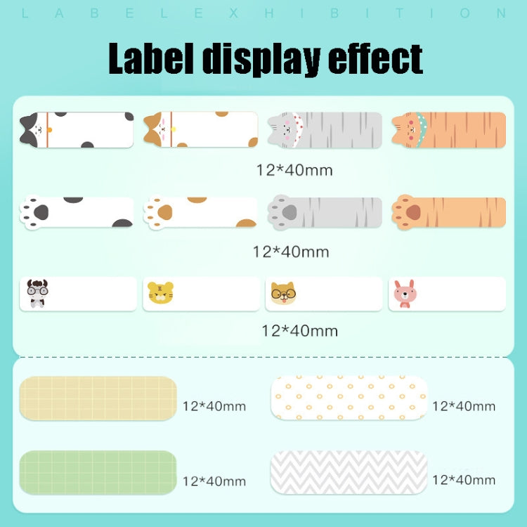 Thermal Label Paper Cosmetic Sticker Bottled Name Sticker For NIIMBOT D11 Printer, Size: Christmas Wishes