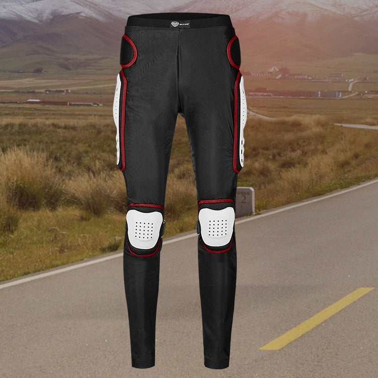 SULAITE Motorcycle Cross-Country Riding Trousers Protective Hip Pants, Specification: S(Black)