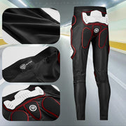 SULAITE Motorcycle Cross-Country Riding Trousers Protective Hip Pants, Specification: M(Red)
