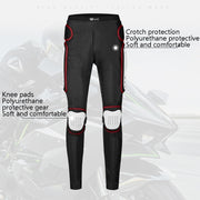 SULAITE Motorcycle Cross-Country Riding Trousers Protective Hip Pants, Specification: L(Red)