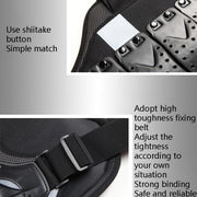 SULAITE Roller Skating Motorcycle Back Protector Spine Protection Sports Protective Gear Racing Vest, Size: XL