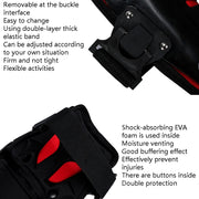 SULAITE Motorcycle Outdoor Riding Anti-Fall Protective Gear Knee Pads(Black)
