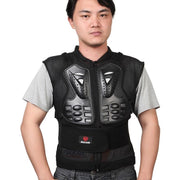 SULAITE GT-032 Motorcycle Racing Sleeveless Riding Protective Clothing, Specification: M(Black)
