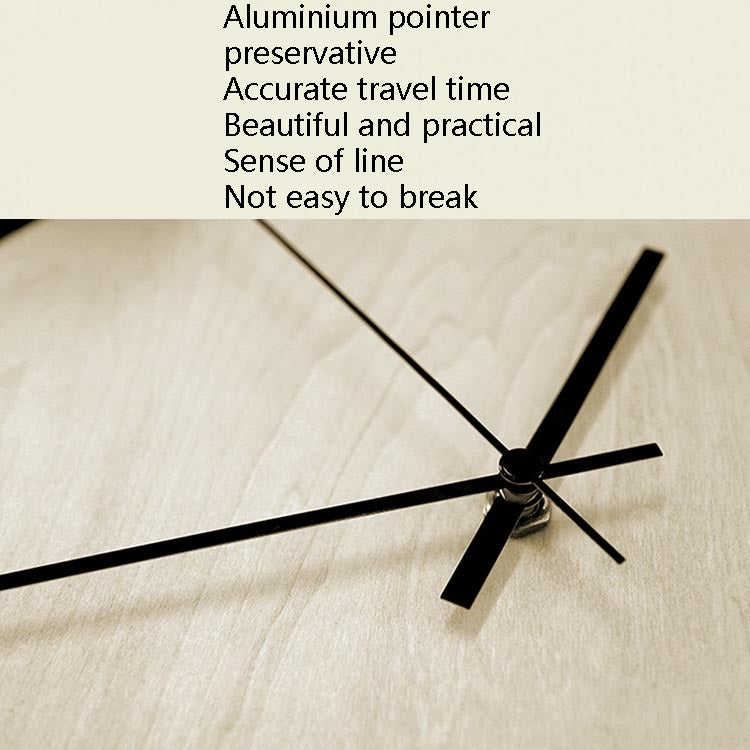 Personality Creative Wall Clock Retro Silent Minimalist Decorative Clock(Black and White)