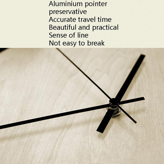 Personality Creative Wall Clock Retro Silent Minimalist Decorative Clock(Black and White)