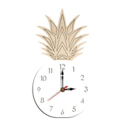 Fruit Personality Mute Wall Clock Acrylic Children Decoration Clock(D White)