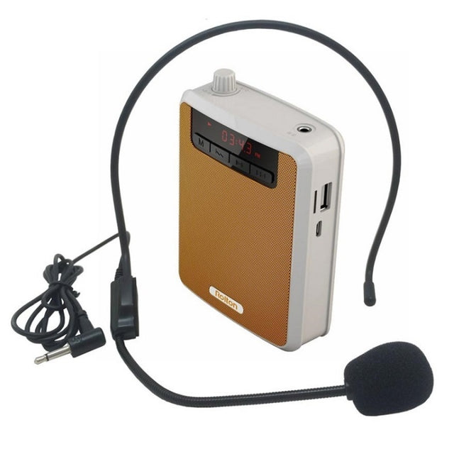 Rolton K300 Portable Voice Amplifier Supports FM Radio/MP3(Orange)