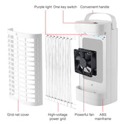 Electric Mosquito Killer Plug-In Mosquito Killer, Colour: US Plug 110V (White)