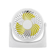 JD-Q1 Office Student Dormitory Mini Silent USB Fan(White) - Electric Fans by PMC TechLife | Online Shopping South Africa | PMC TechLife | Buy Now Pay Later Mobicred