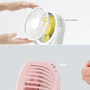 JD-Q1 Office Student Dormitory Mini Silent USB Fan(White)