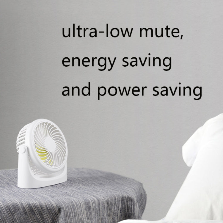 JD-Q1 Office Student Dormitory Mini Silent USB Fan(White)