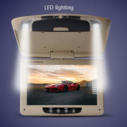 9 Inch Car HD Car Reversing Display Car Ceiling Display(Beige)
