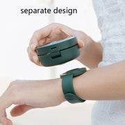 G3 Portable Outdoor Kids USB Mini Mirror Leafless Watch Fan(Green)