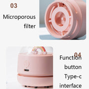 X1 Mini USB Handheld Wireless Desktop Vacuum Cleaner(White)