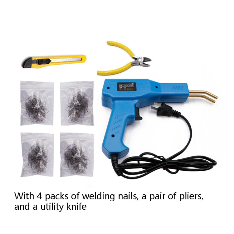 H50 Car Bumper Crack Repair Welding Machine Plastic Welding Nail Artifact, EU Plug(Red)