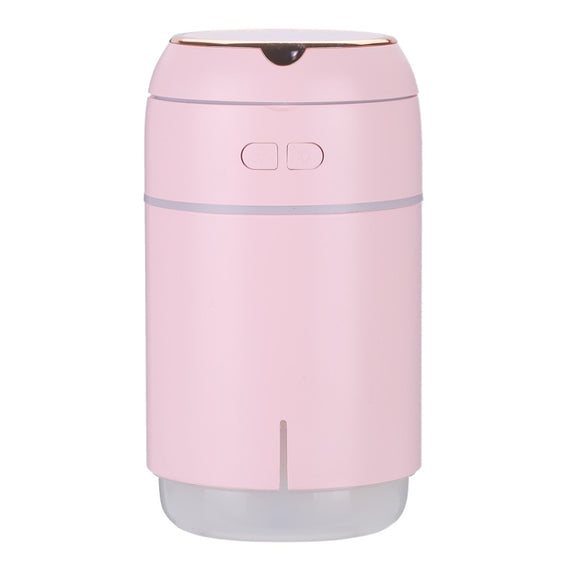 K005 Portable Hydrating LED Fill Light Makeup Mirror USB Mini Humidifier(Pink)