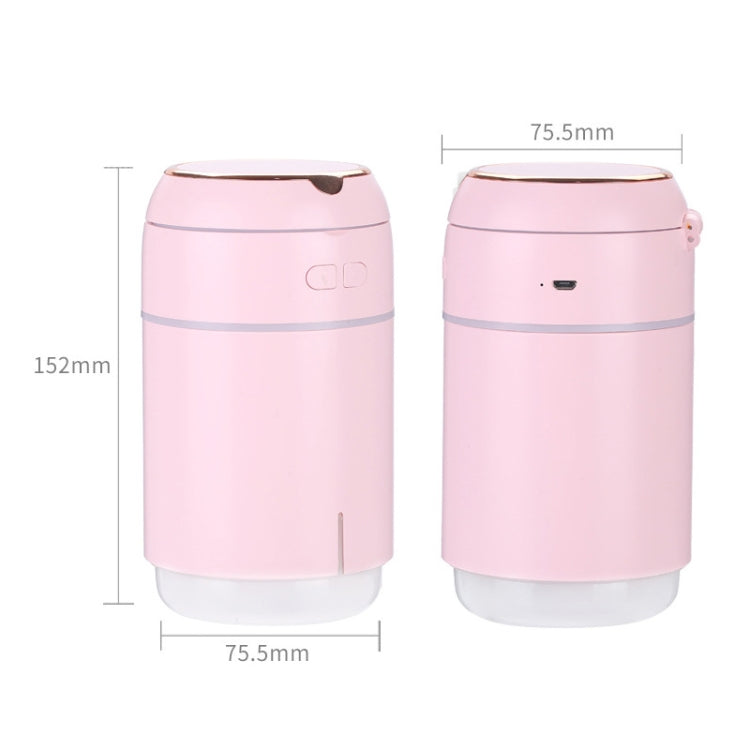 K005 Portable Hydrating LED Fill Light Makeup Mirror USB Mini Humidifier(White)