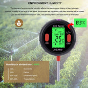 Five-In-One Soil Meter PH Humidity Temperature Photometry Detector PH Photometry Multifunctional Detector