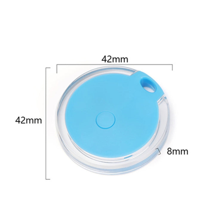 2 PCS  HYC-05 Round Bluetooth Anti-Lost Device Mobile Phone Key Two-Way Object Finding Alarm( Pink)