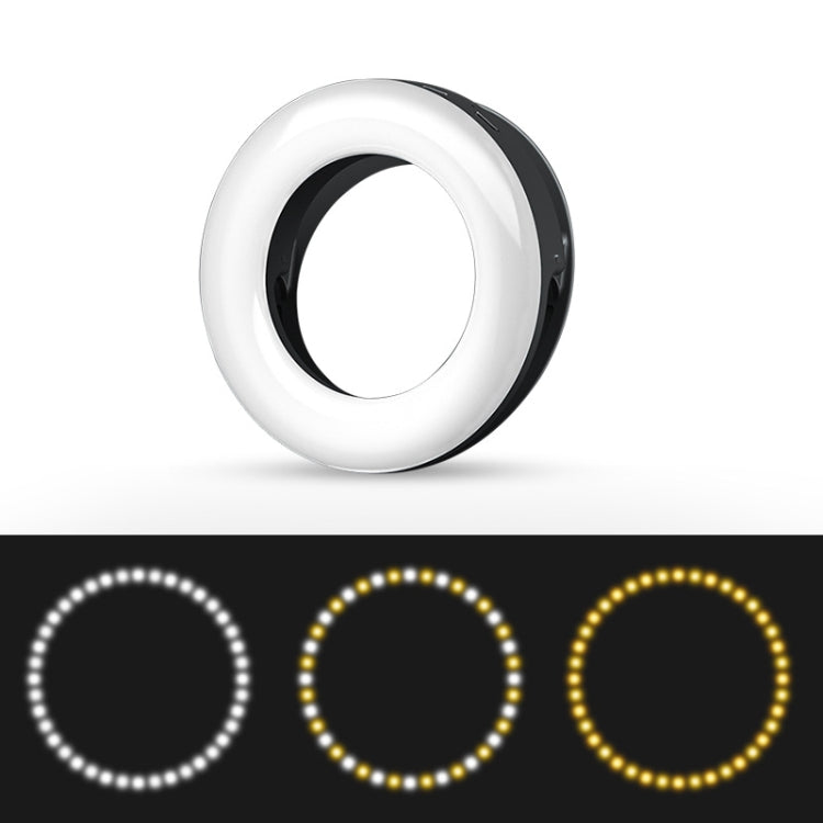 Mobile Phone Live Selfie Light LED Beauty Ring Fill Light(White)